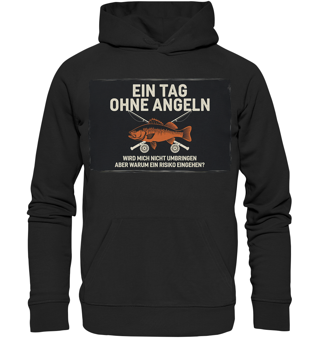 Angeln Ein Tag - Premium 350g/m² Hoodie