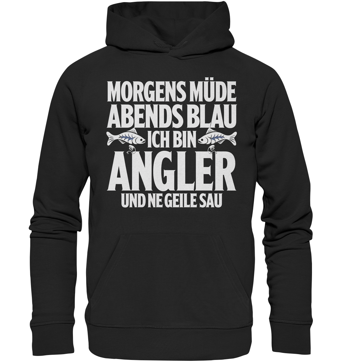 Angeln Morgens - Premium 350g/m² Hoodie