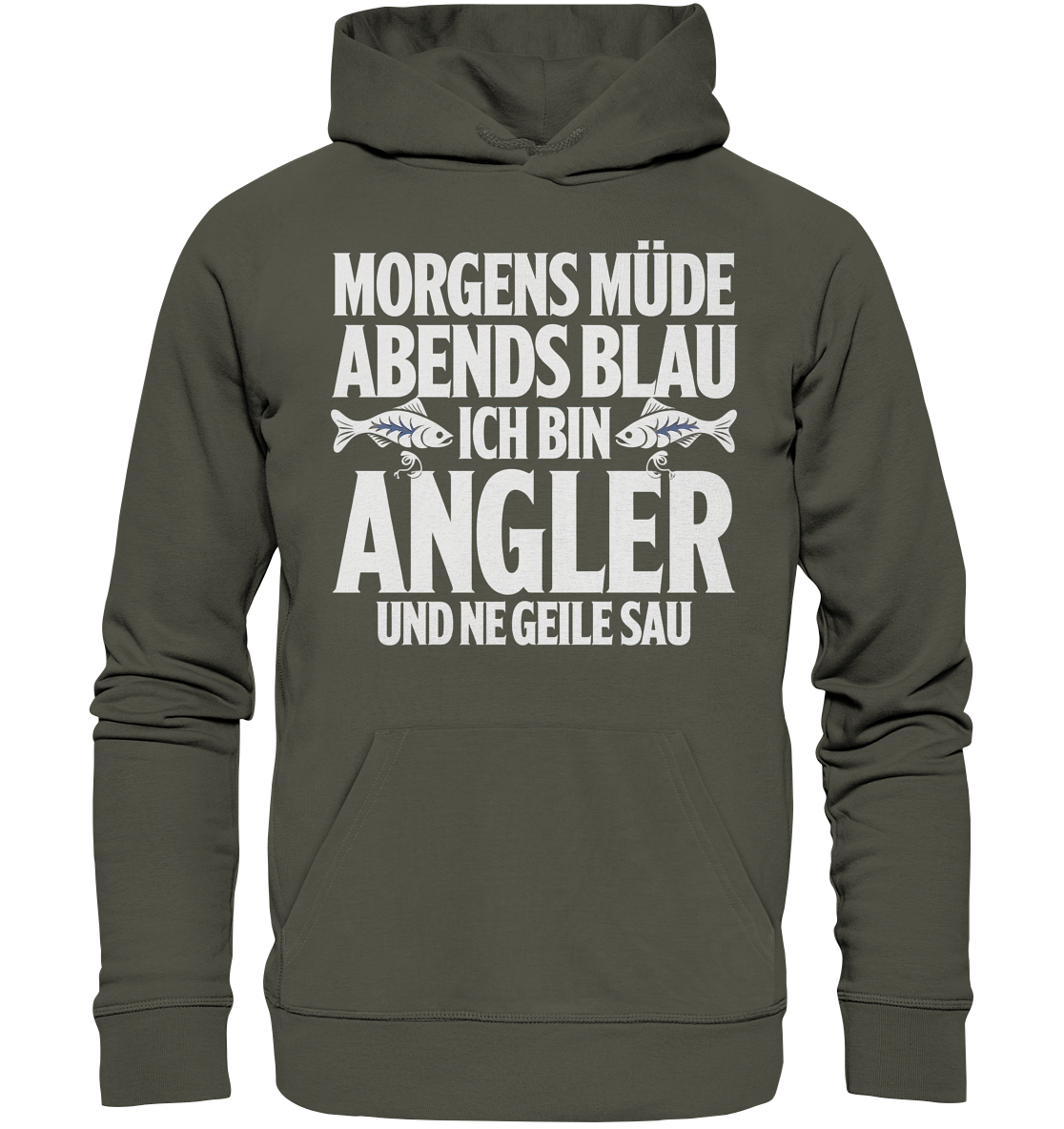 Angeln Morgens - Premium 350g/m² Hoodie