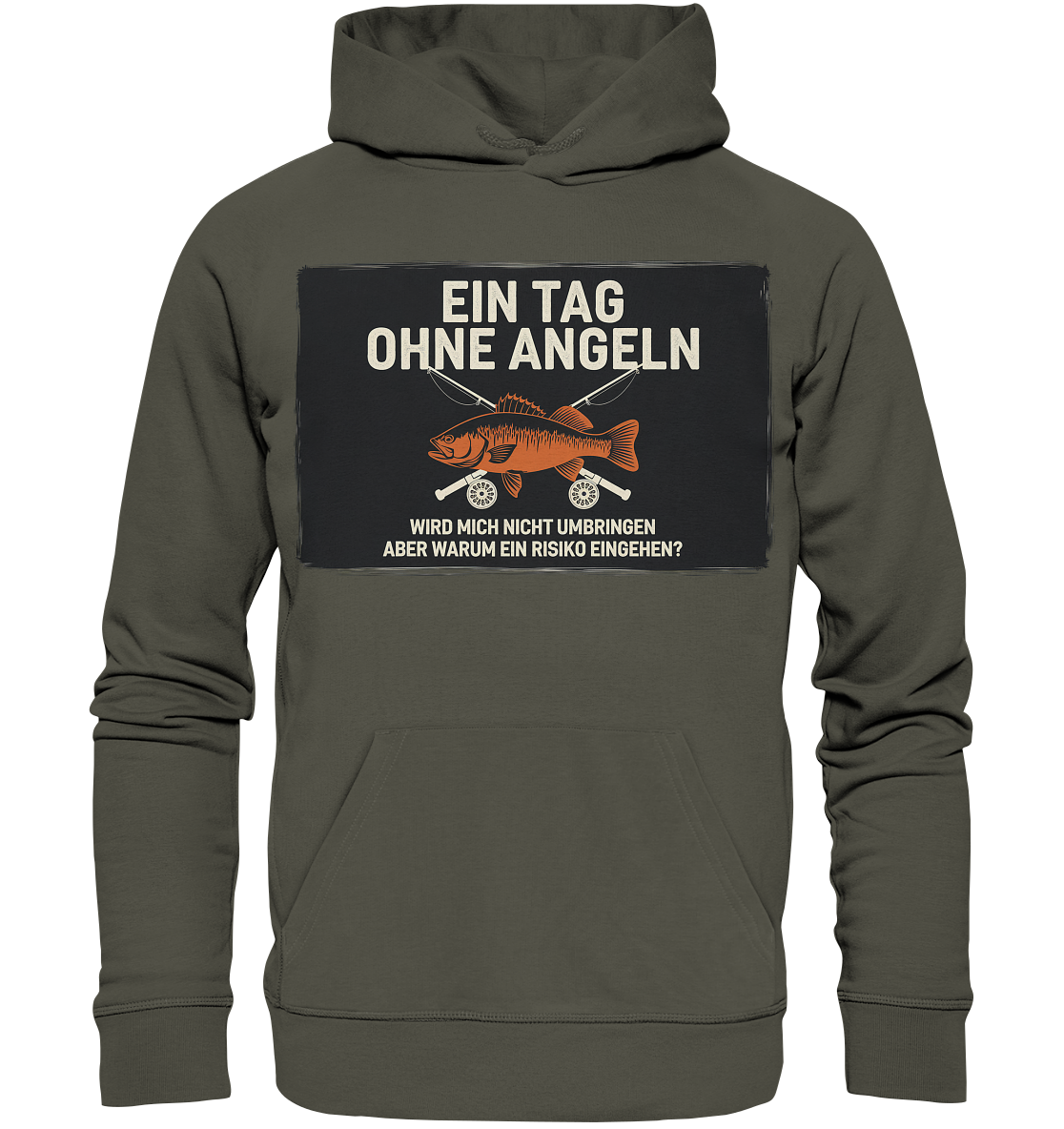 Angeln Ein Tag - Premium 350g/m² Hoodie