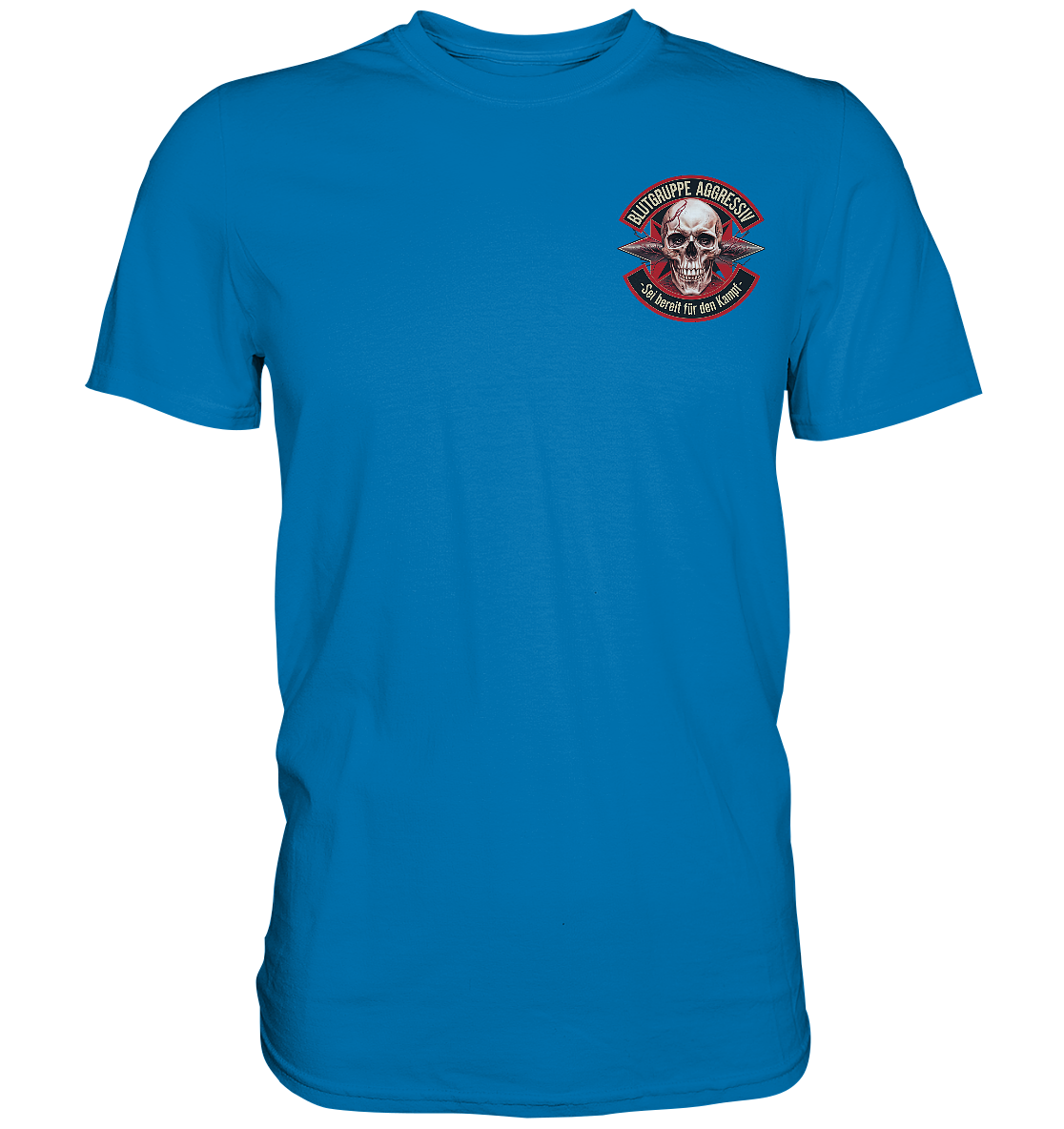 Blutgruppe Aggressiv - Premium Shirt