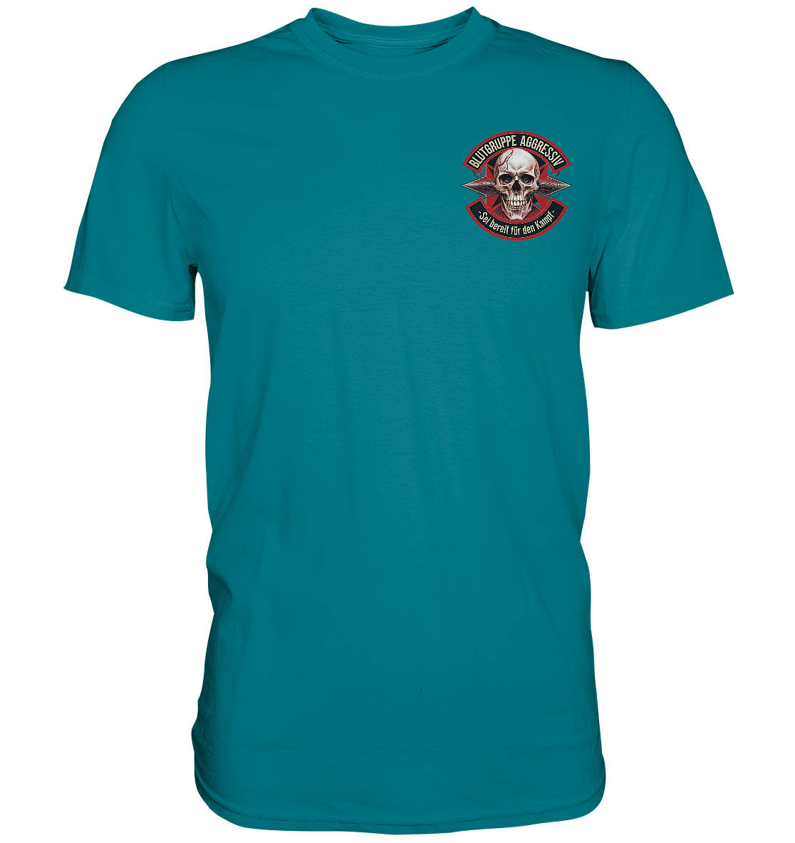 Blutgruppe Aggressiv - Premium Shirt
