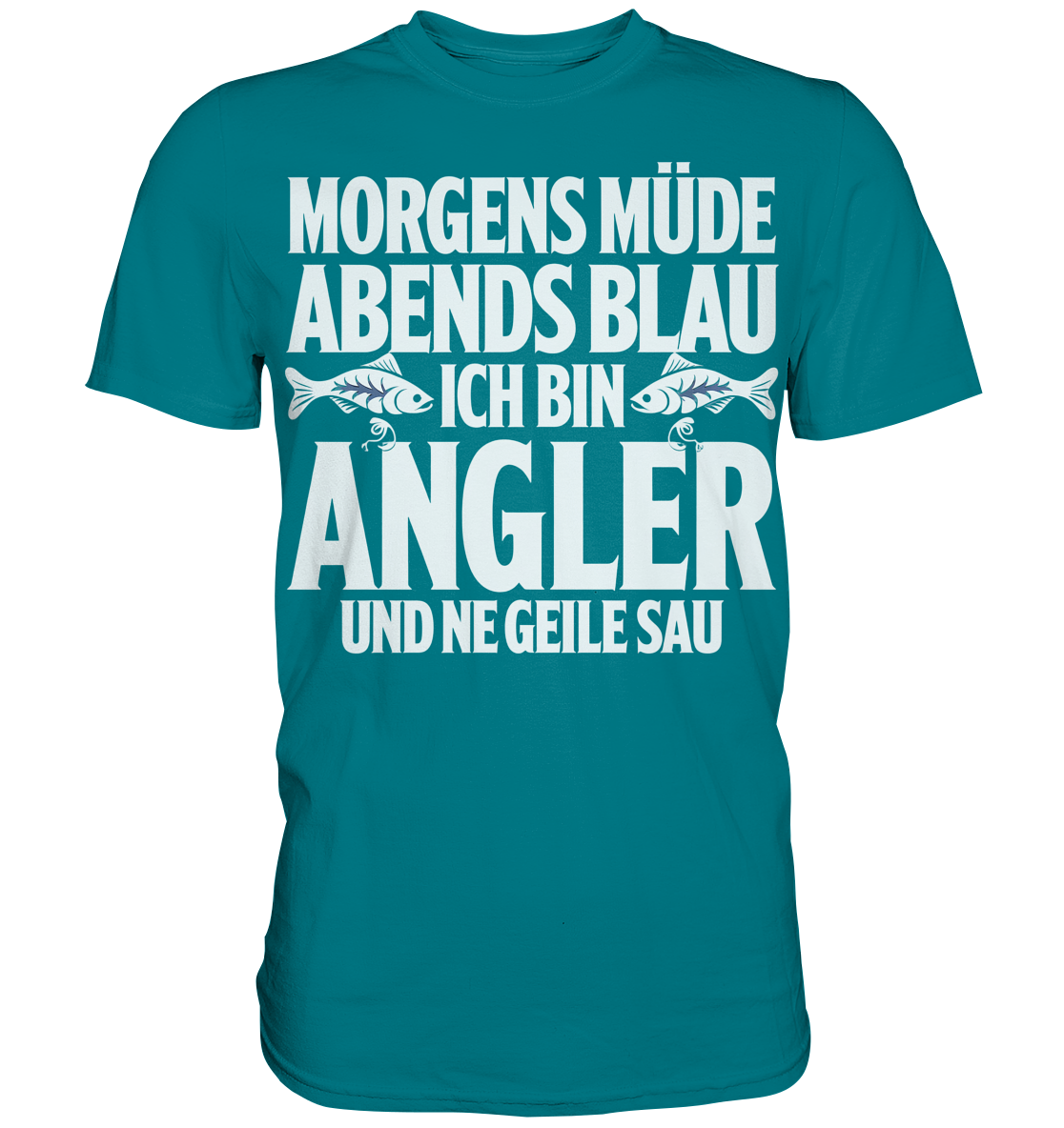 Angeln Morgens - Premium Shirt
