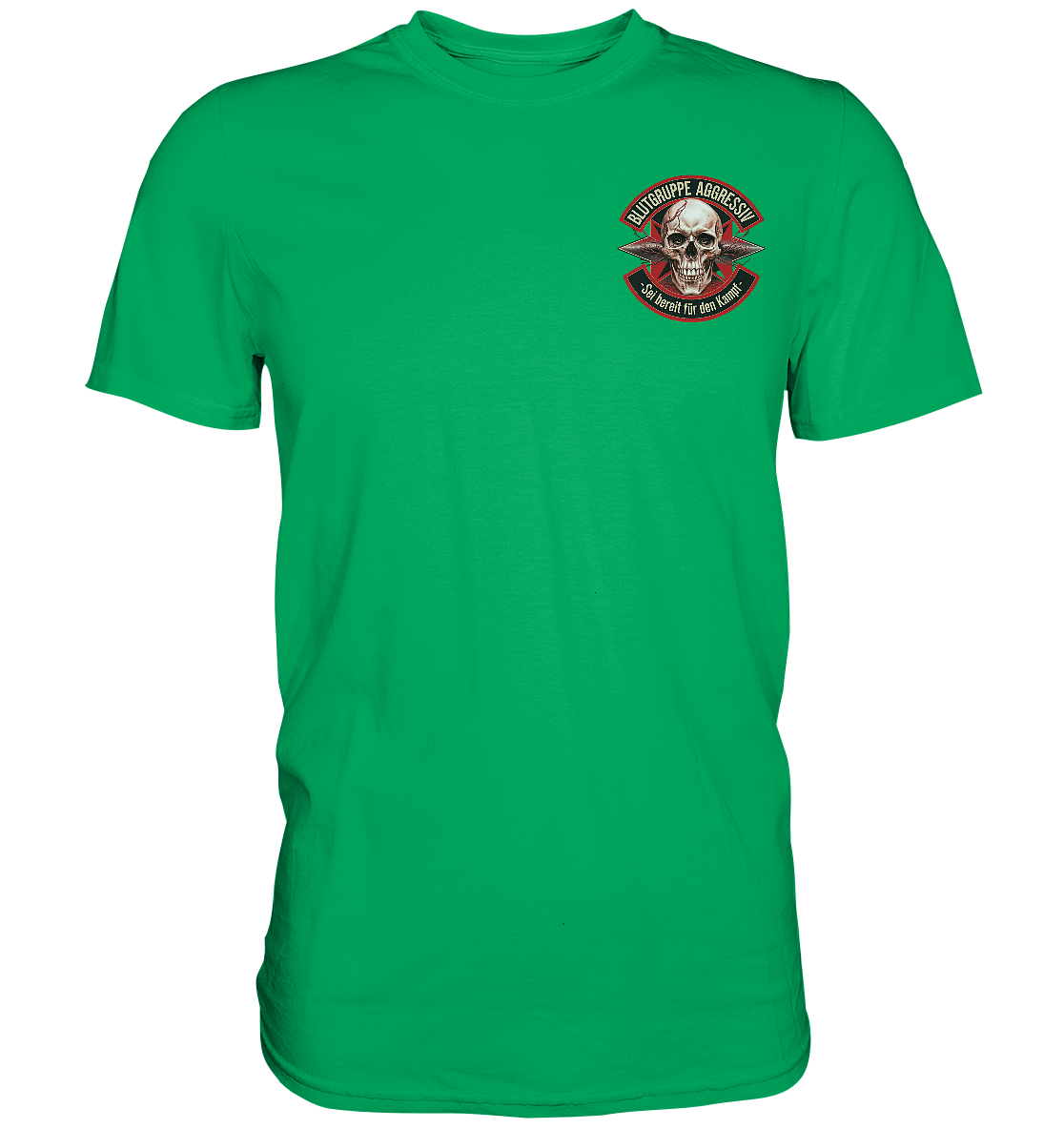 Blutgruppe Aggressiv - Premium Shirt