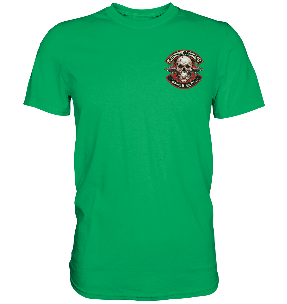 Blutgruppe Aggressiv Ready - Premium Shirt