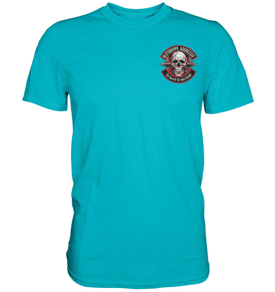 Blutgruppe Aggressiv - Premium Shirt