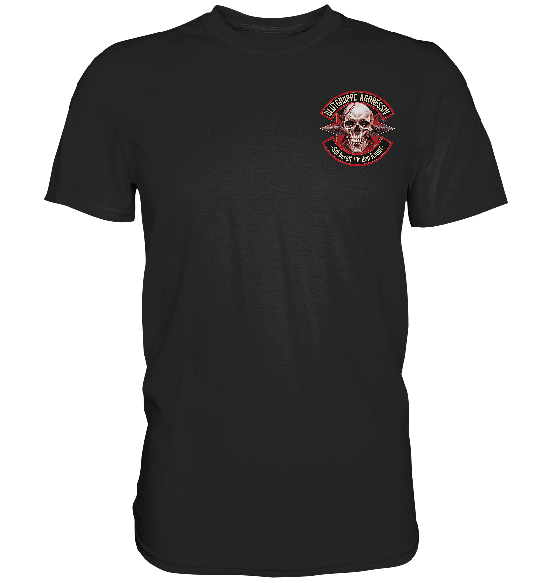 Blutgruppe Aggressiv - Premium Shirt