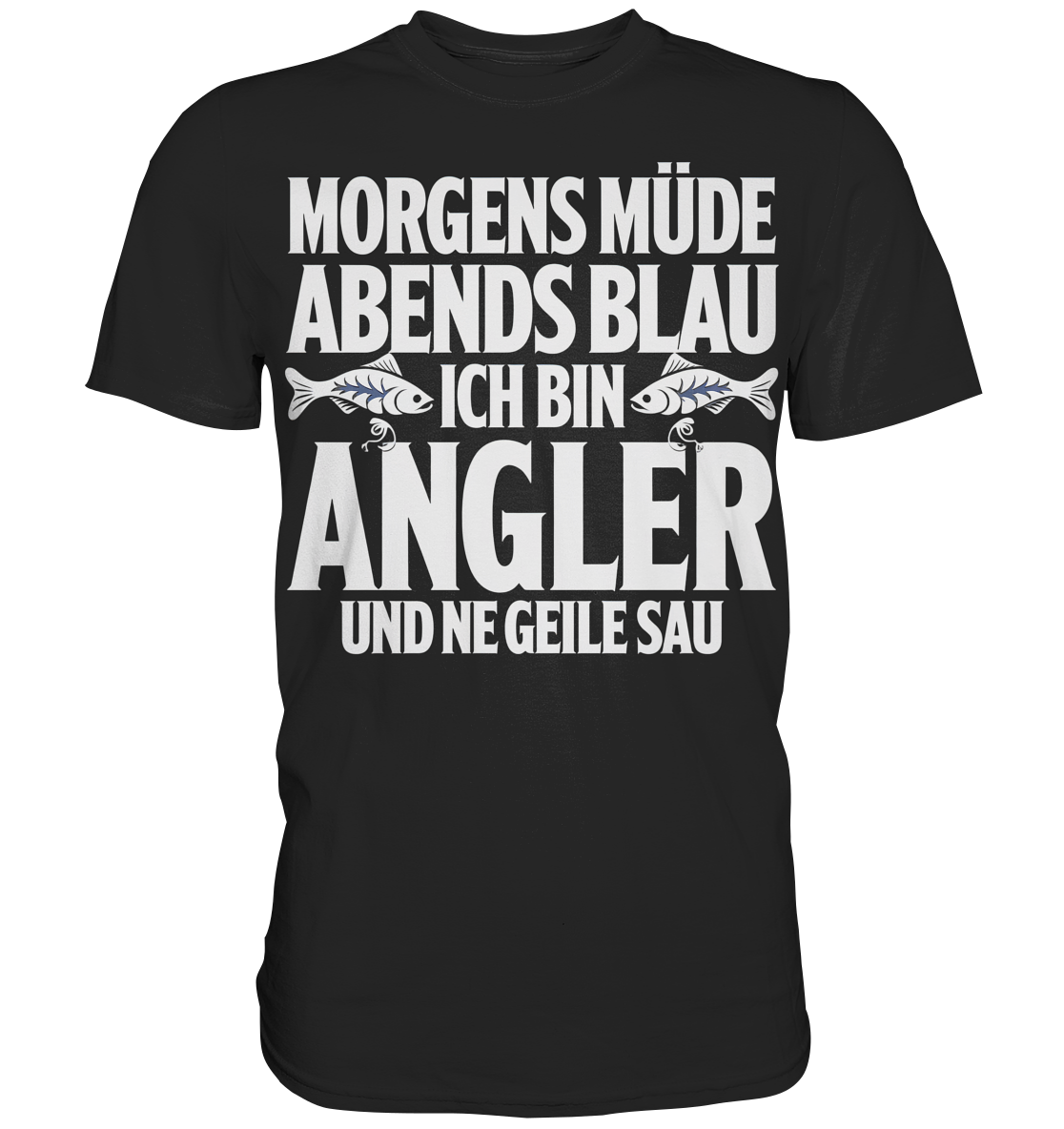 Angeln Morgens - Premium Shirt