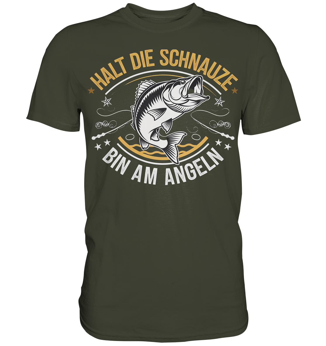 Angeln Schnauze - Premium Shirt