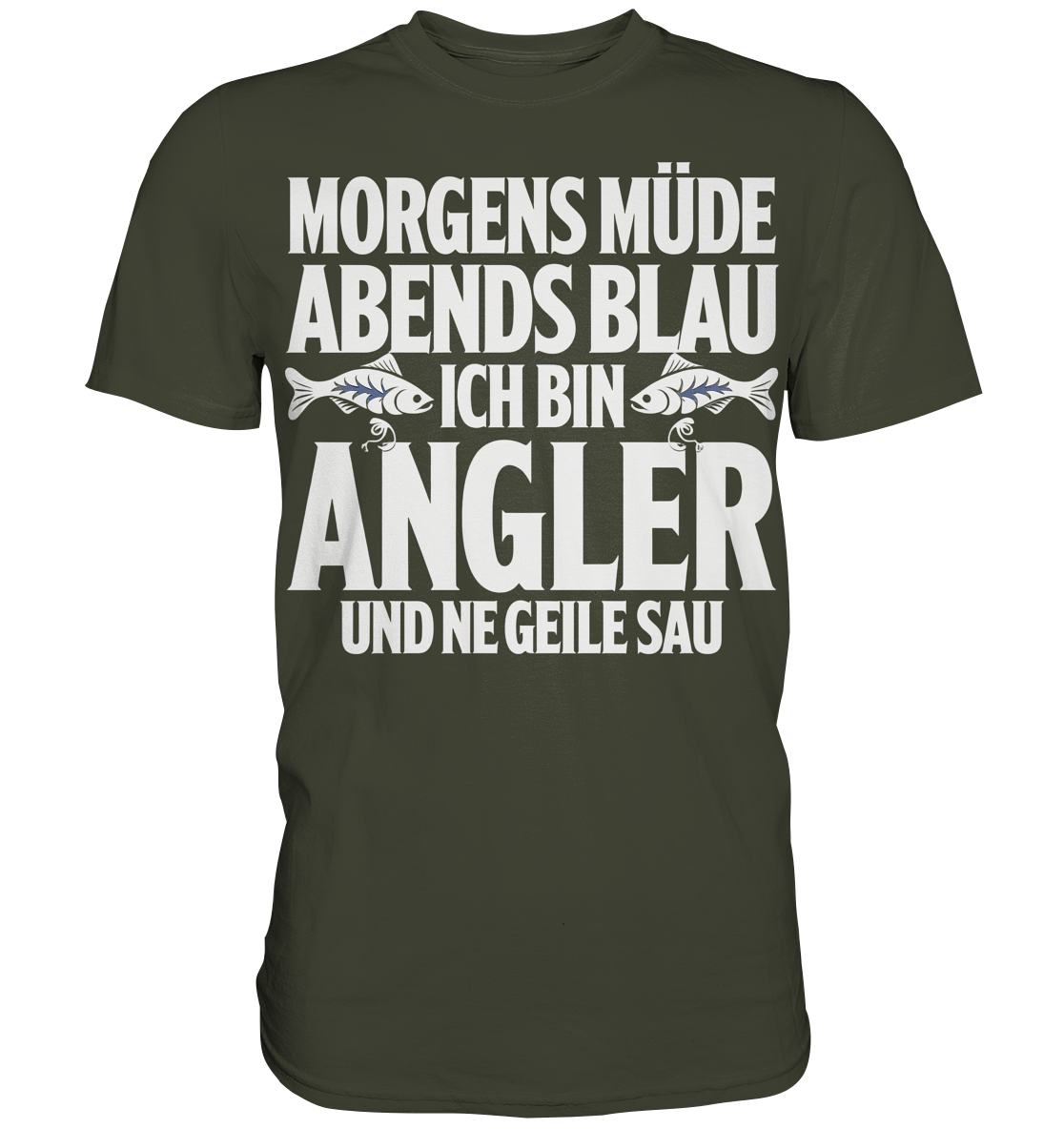 Angeln Morgens - Premium Shirt