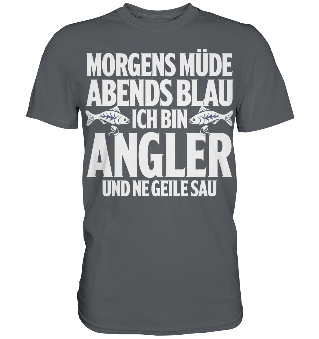 Angeln Morgens - Premium Shirt