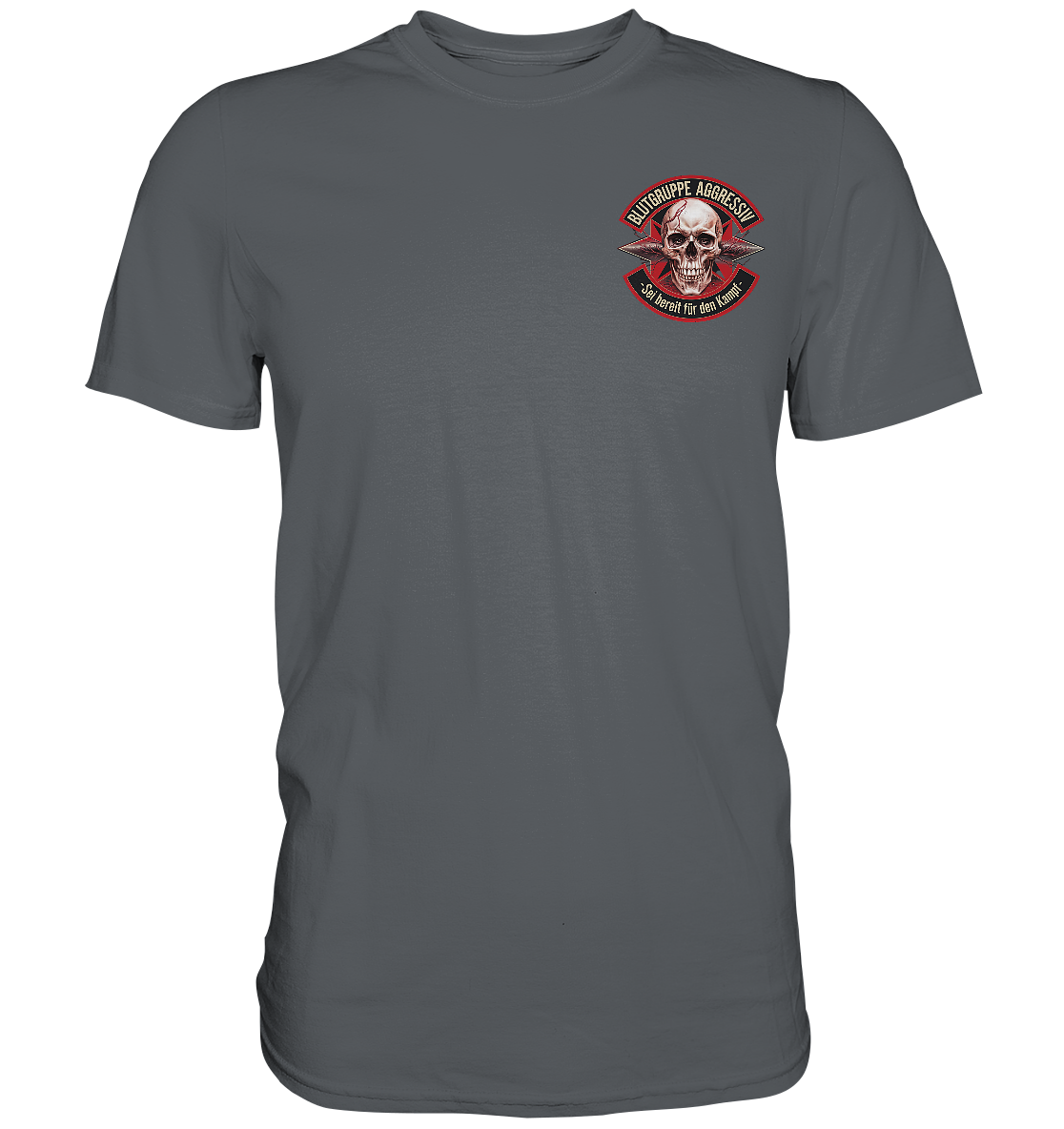 Blutgruppe Aggressiv - Premium Shirt
