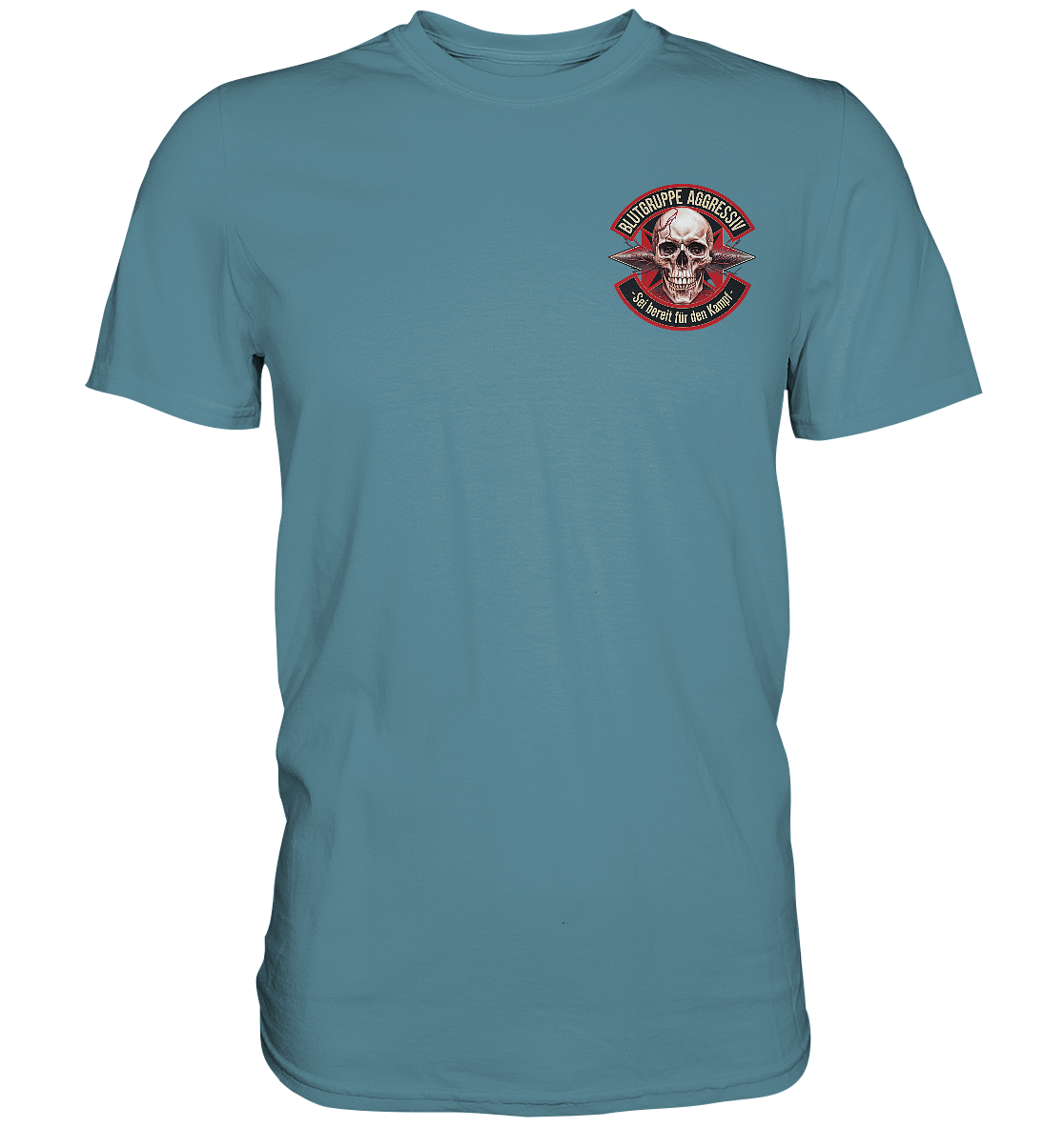 Blutgruppe Aggressiv Ready - Premium Shirt