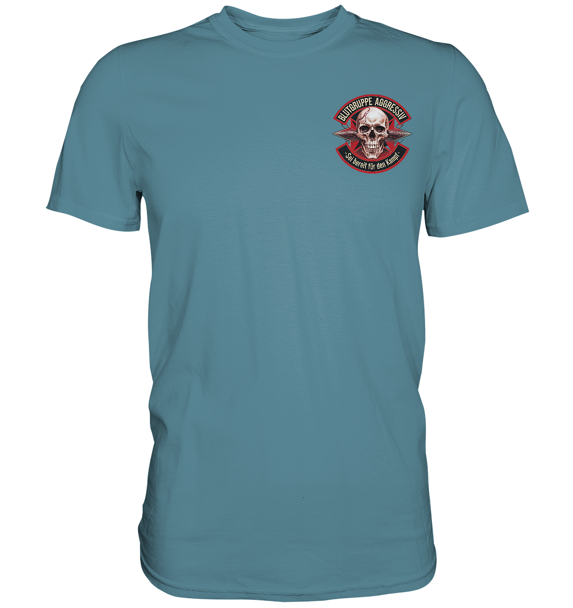 Blutgruppe Aggressiv - Premium Shirt