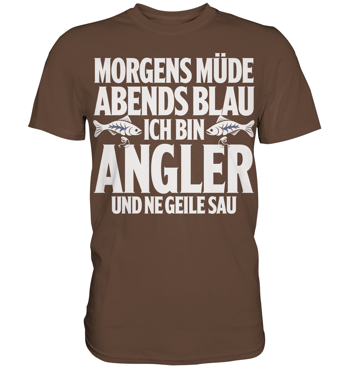 Angeln Morgens - Premium Shirt