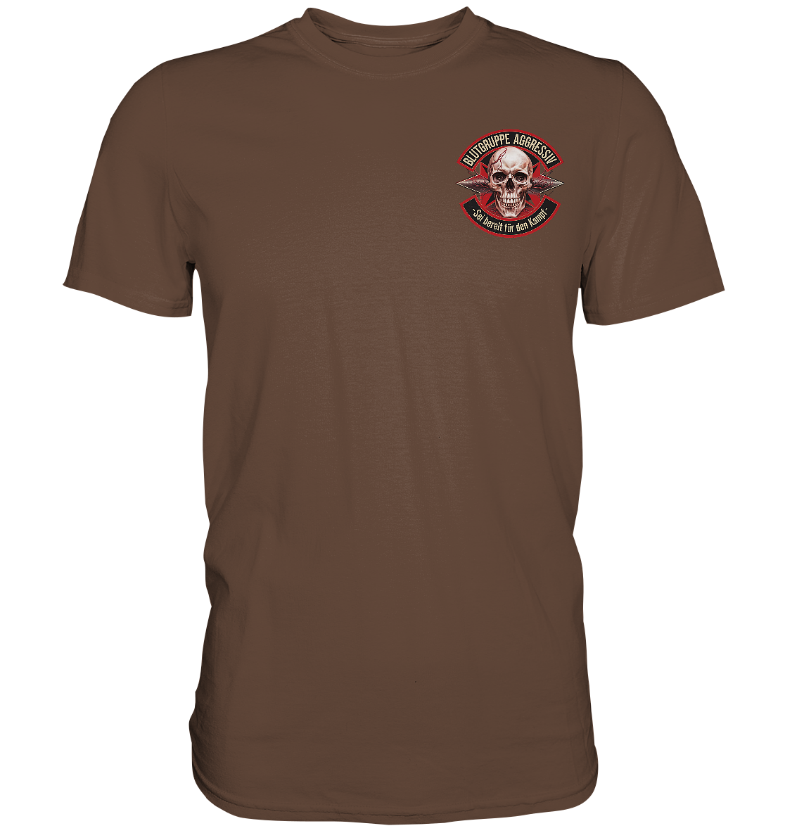 Blutgruppe Aggressiv - Premium Shirt