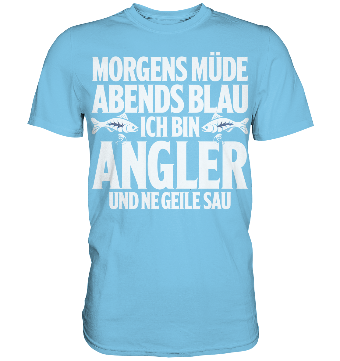 Angeln Morgens - Premium Shirt