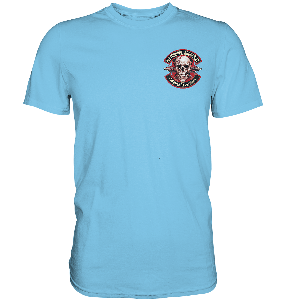 Blutgruppe Aggressiv Ready - Premium Shirt