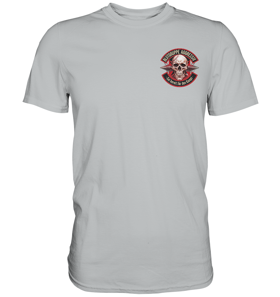 Blutgruppe Aggressiv Ready - Premium Shirt