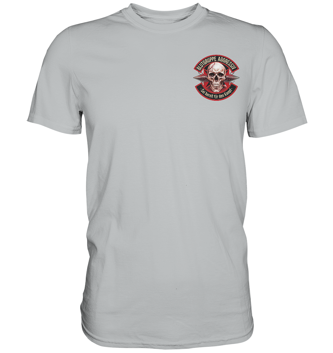 Blutgruppe Aggressiv - Premium Shirt