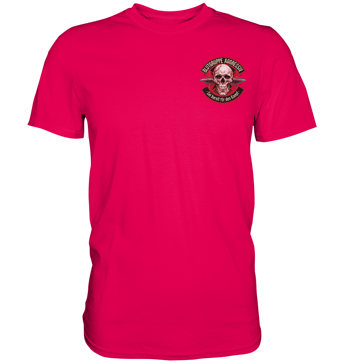 Blutgruppe Aggressiv - Premium Shirt