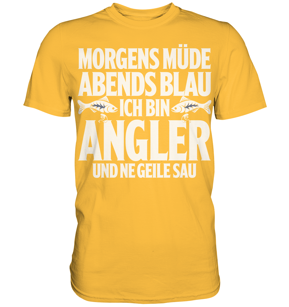 Angeln Morgens - Premium Shirt