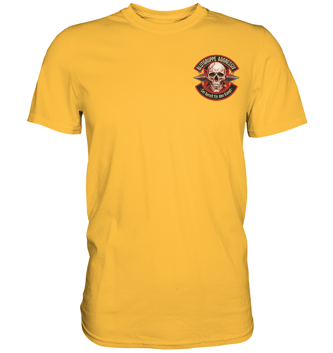 Blutgruppe Aggressiv - Premium Shirt