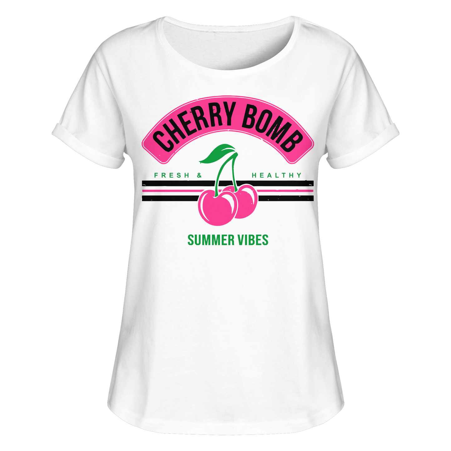 Women´s Like - Womens Roll-Up T-Shirt