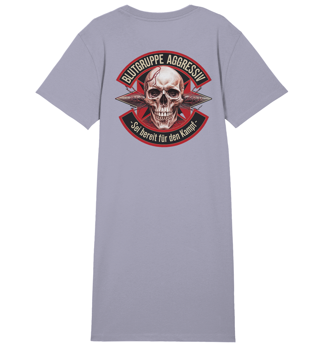 Blutgruppe Aggressiv - Ladies Organic Shirt Dress