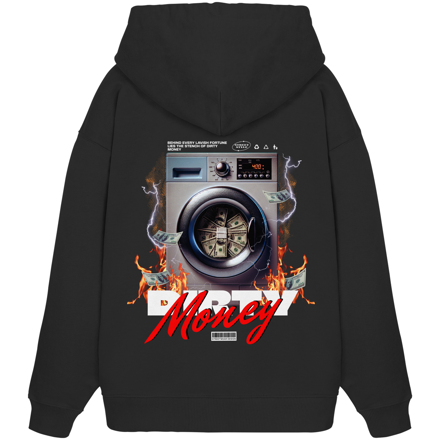 Money - Premium 350 g/m² Oversize Hoodie