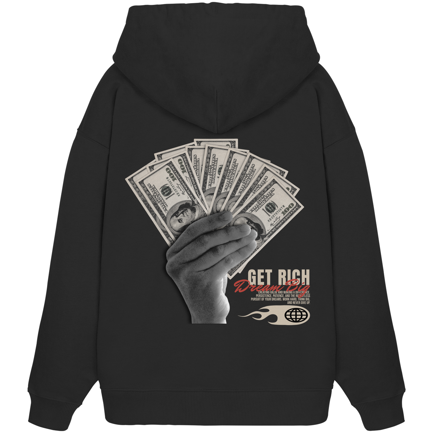 Money - Premium 350 g/m² Oversize Hoodie