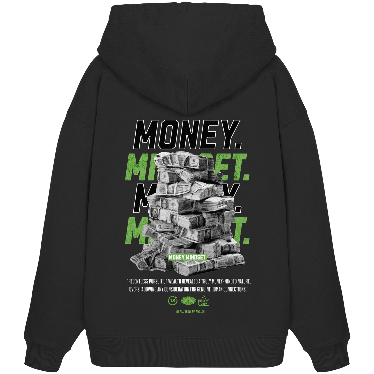 Money - Premium 350 g/m² Oversize Hoodie