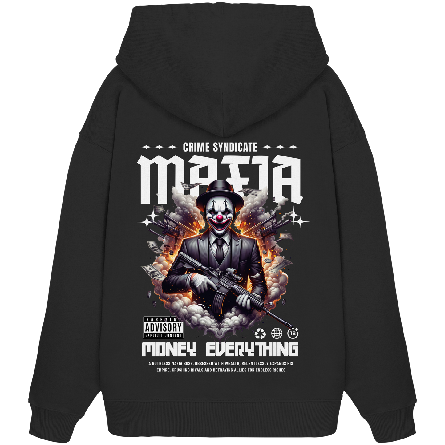 Money - Premium 350 g/m² Oversize Hoodie