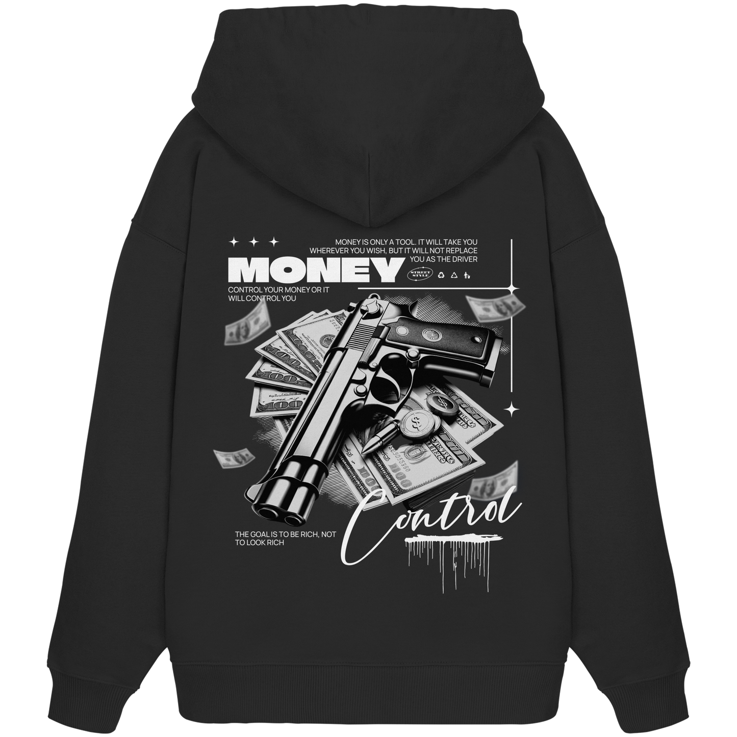 Money - Premium 350 g/m² Oversize Hoodie