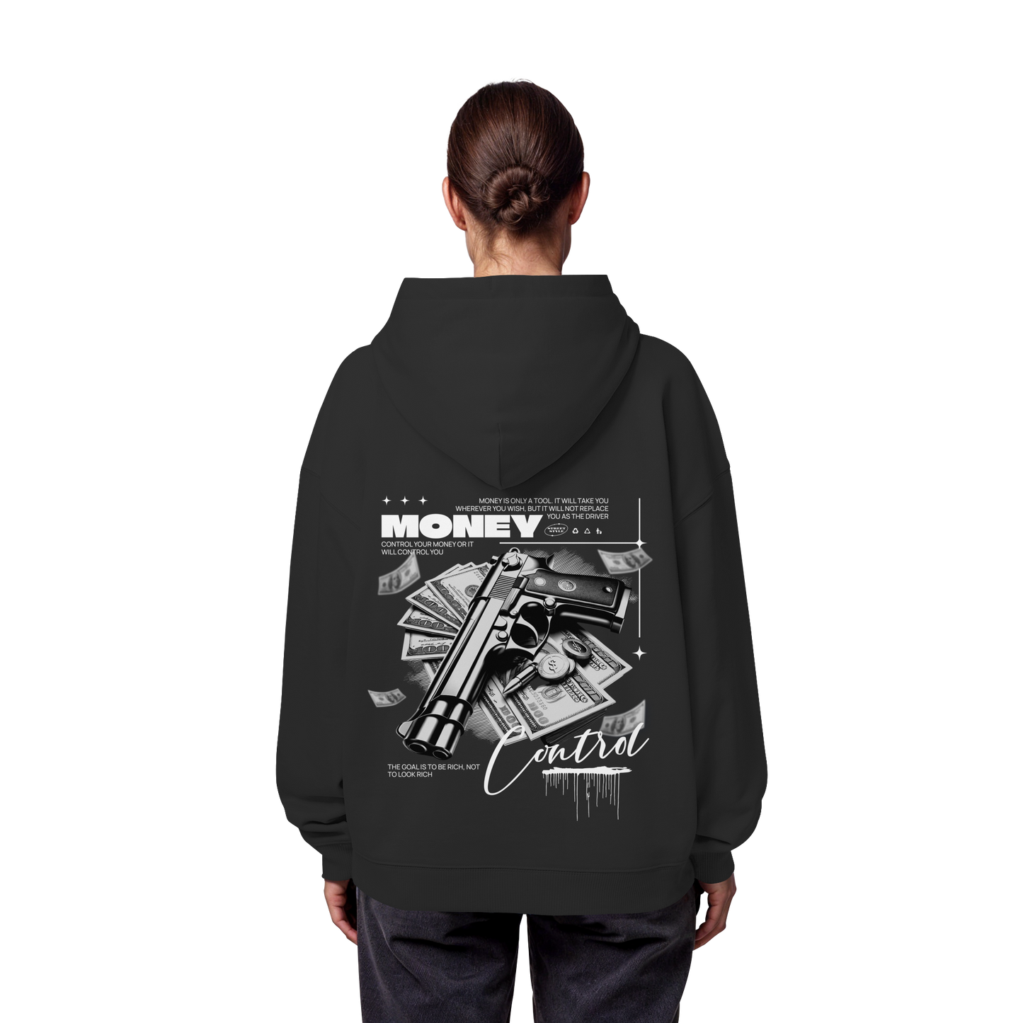 Money - Premium 350 g/m² Oversize Hoodie