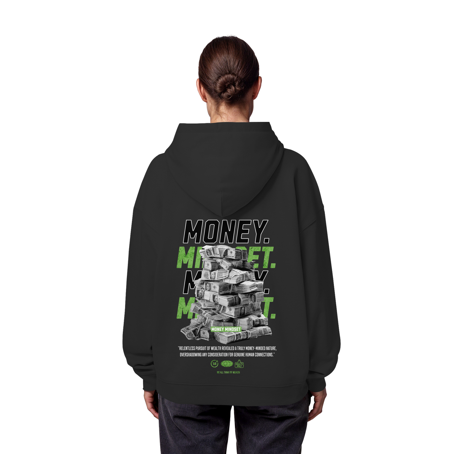 Money - Premium 350 g/m² Oversize Hoodie