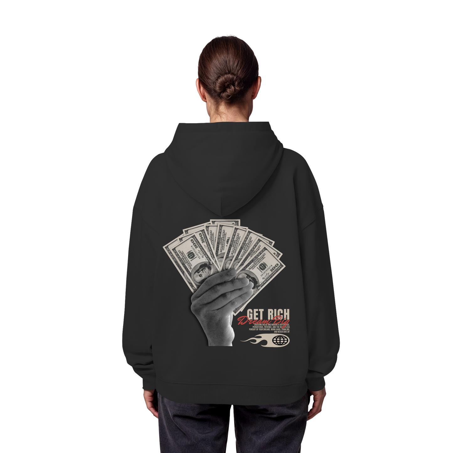 Money - Premium 350 g/m² Oversize Hoodie