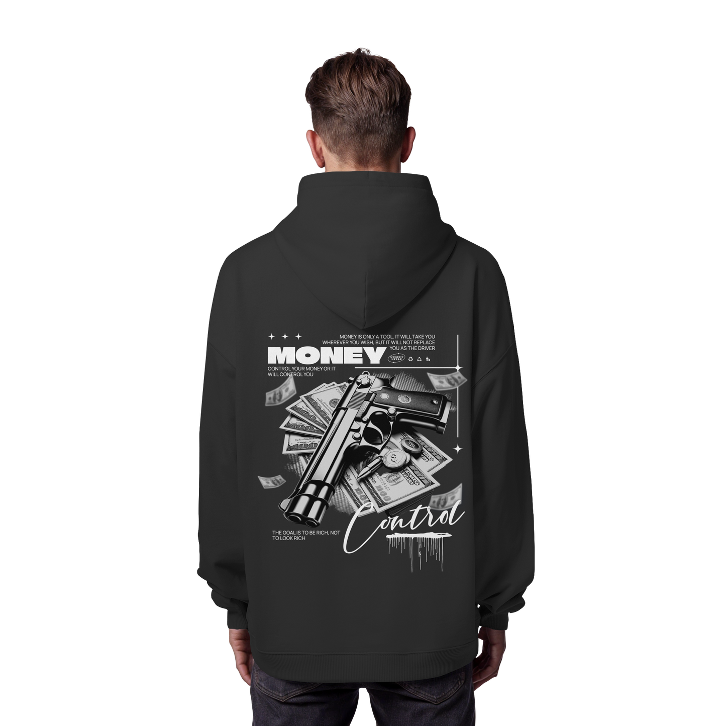Money - Premium 350 g/m² Oversize Hoodie