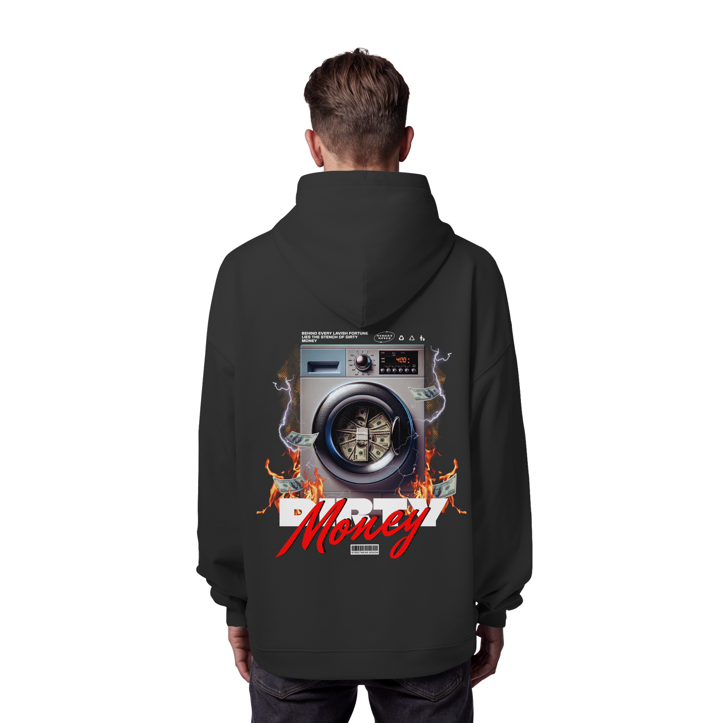 Money - Premium 350 g/m² Oversize Hoodie