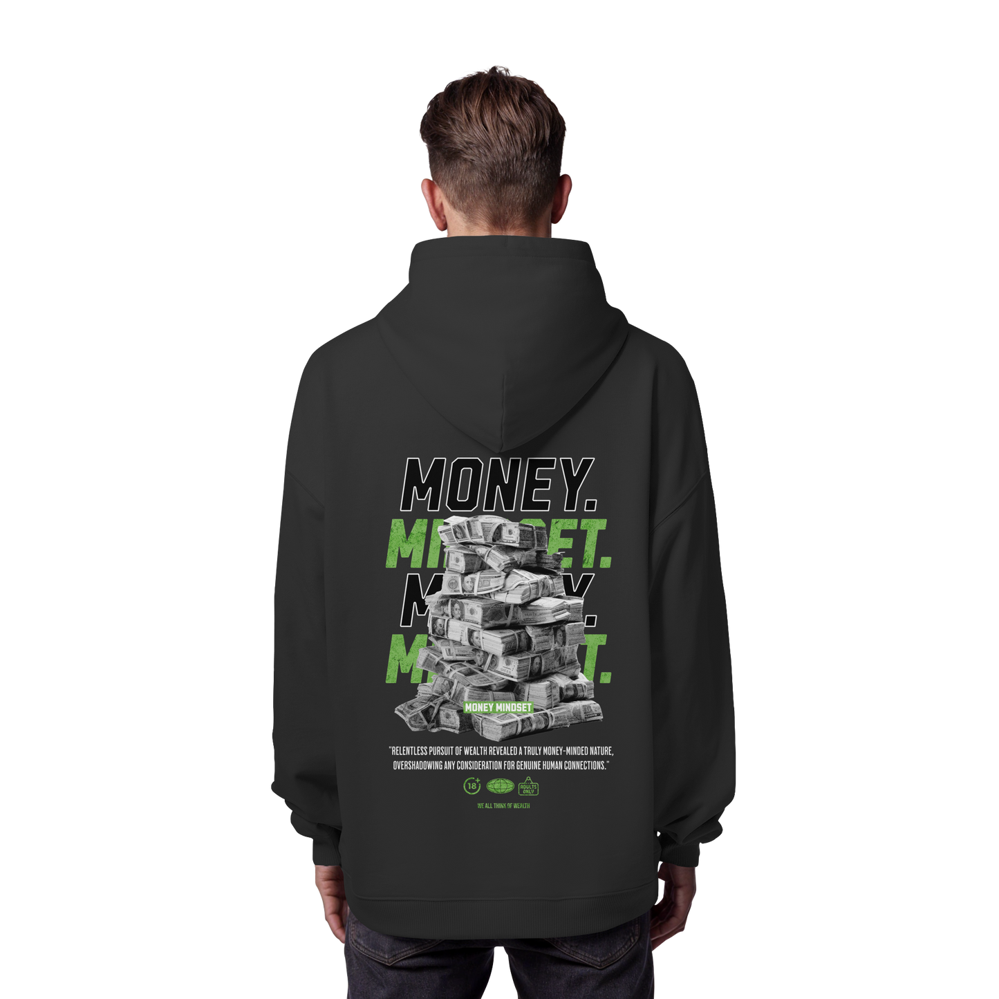 Money - Premium 350 g/m² Oversize Hoodie