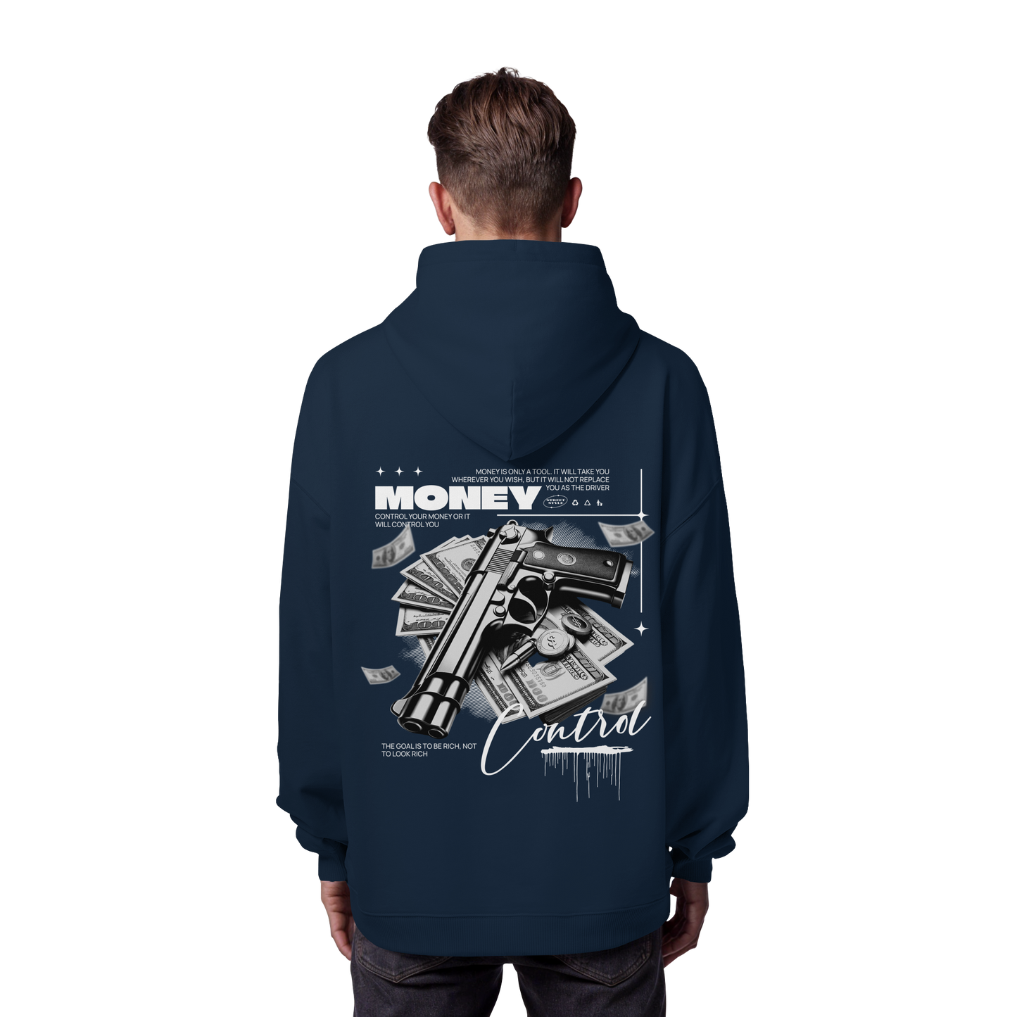 Money - Premium 350 g/m² Oversize Hoodie