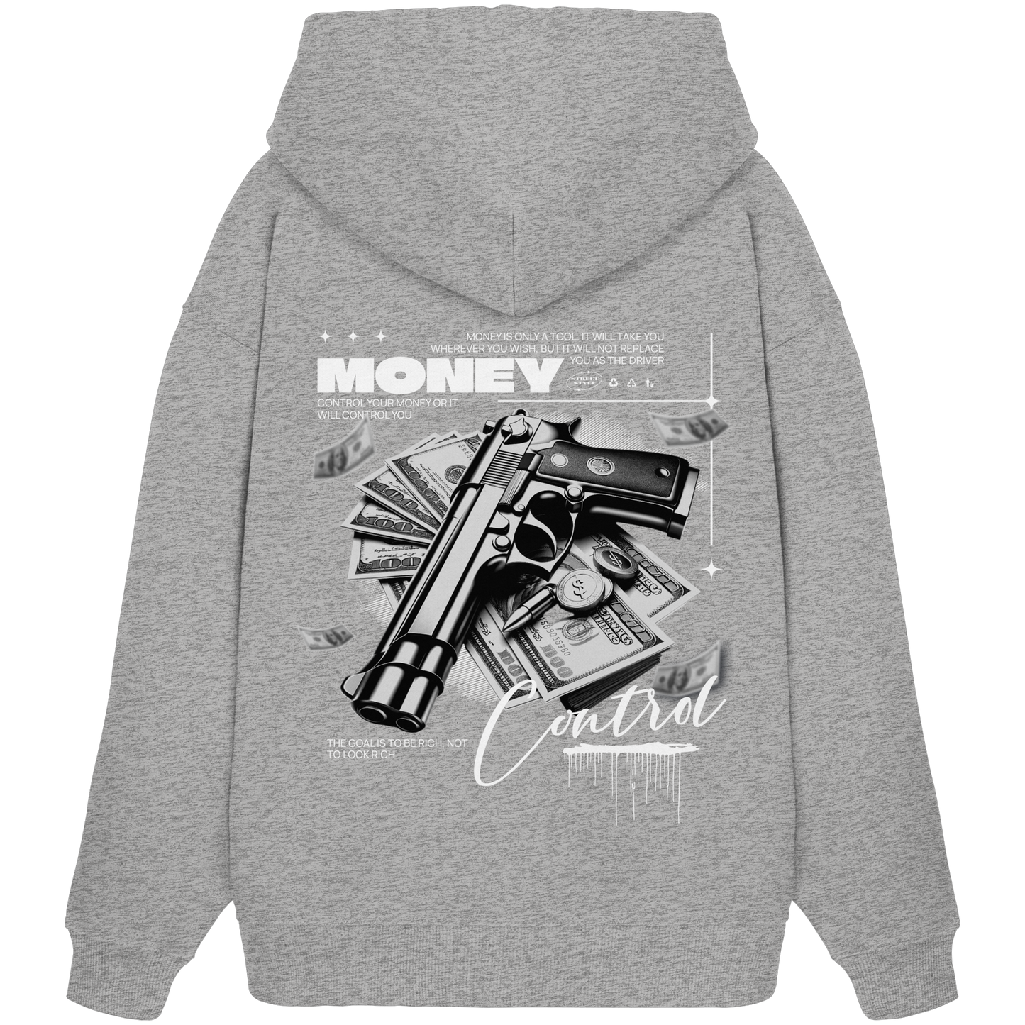 Money - Premium 350 g/m² Oversize Hoodie