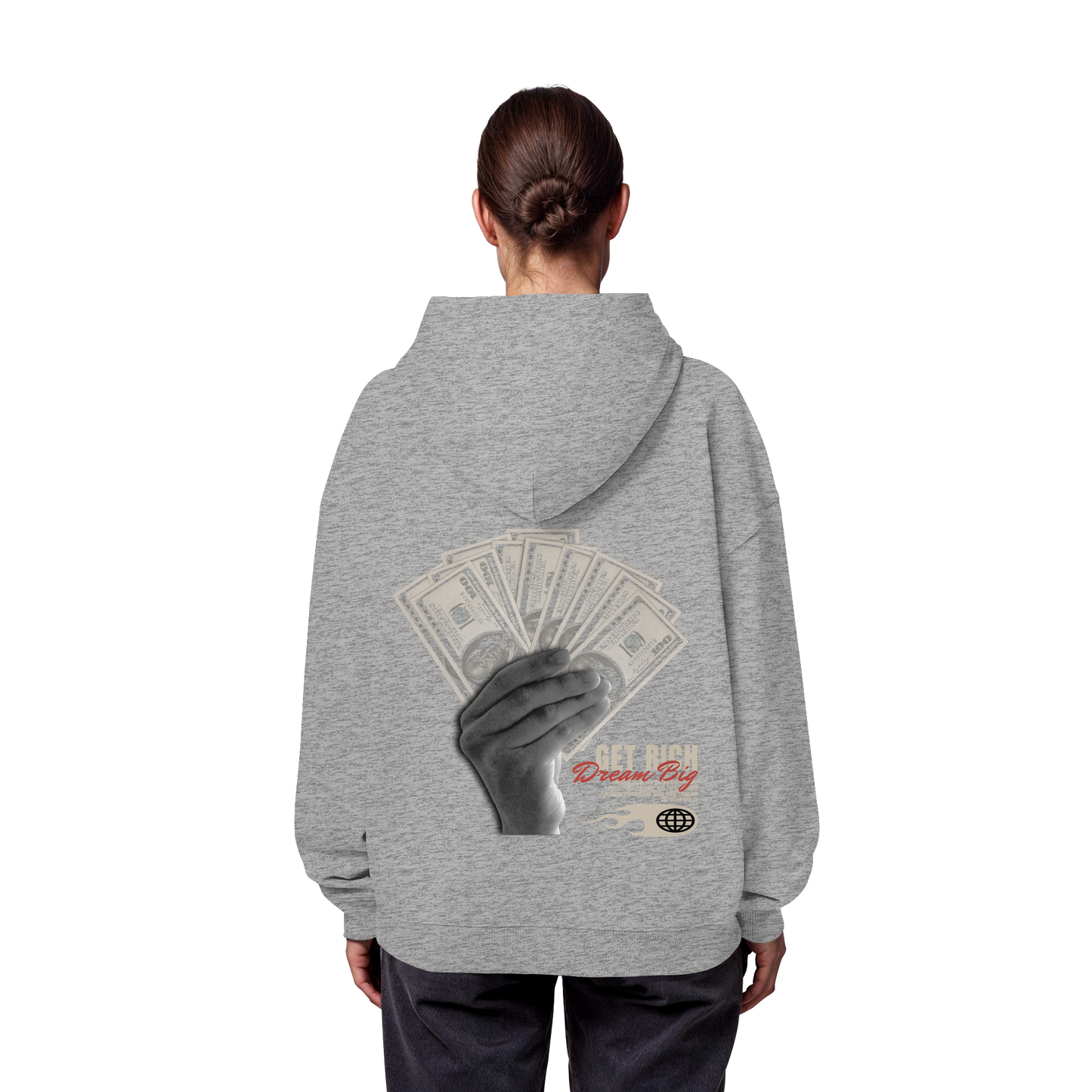 Money - Premium 350 g/m² Oversize Hoodie