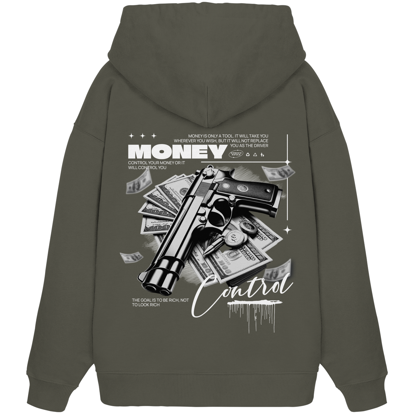 Money - Premium 350 g/m² Oversize Hoodie