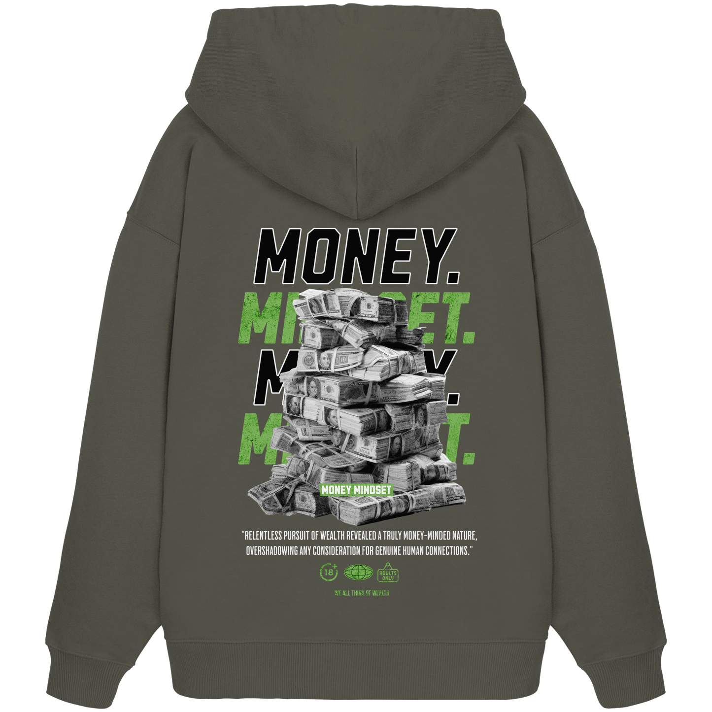 Money - Premium 350 g/m² Oversize Hoodie