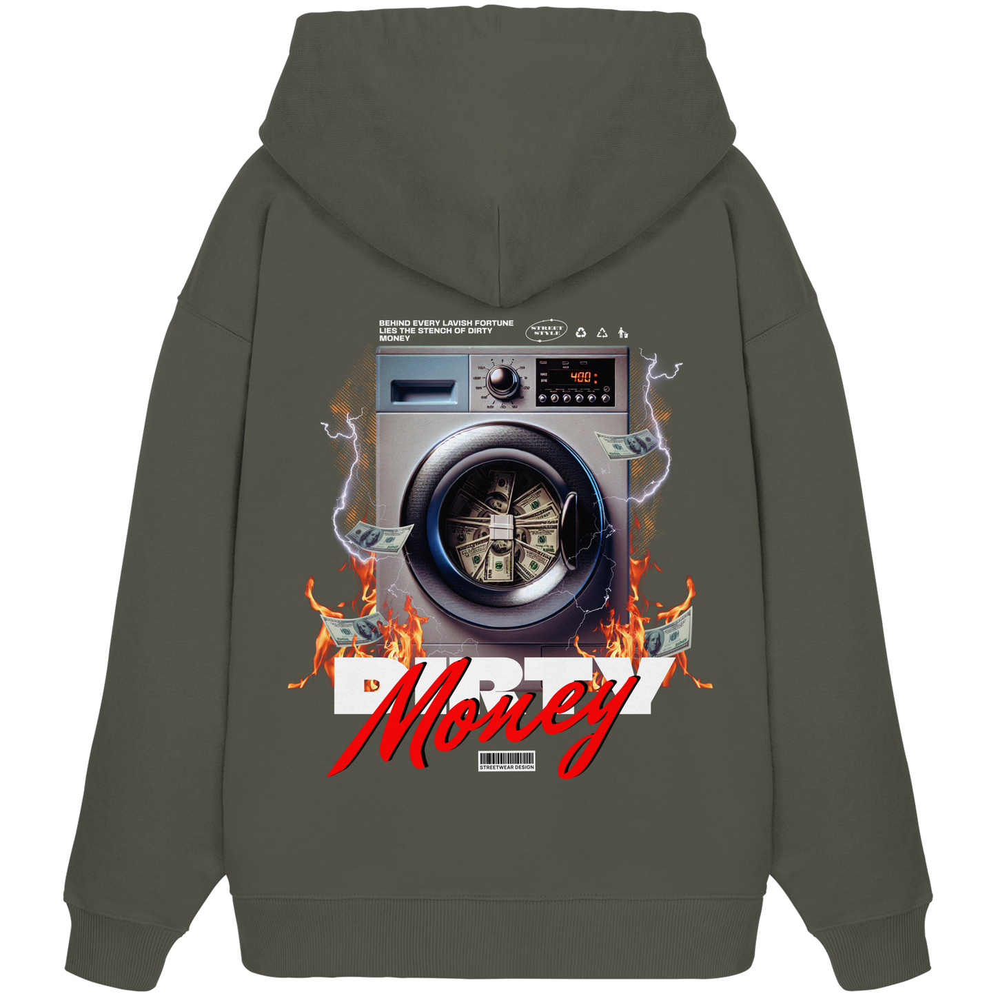 Money - Premium 350 g/m² Oversize Hoodie