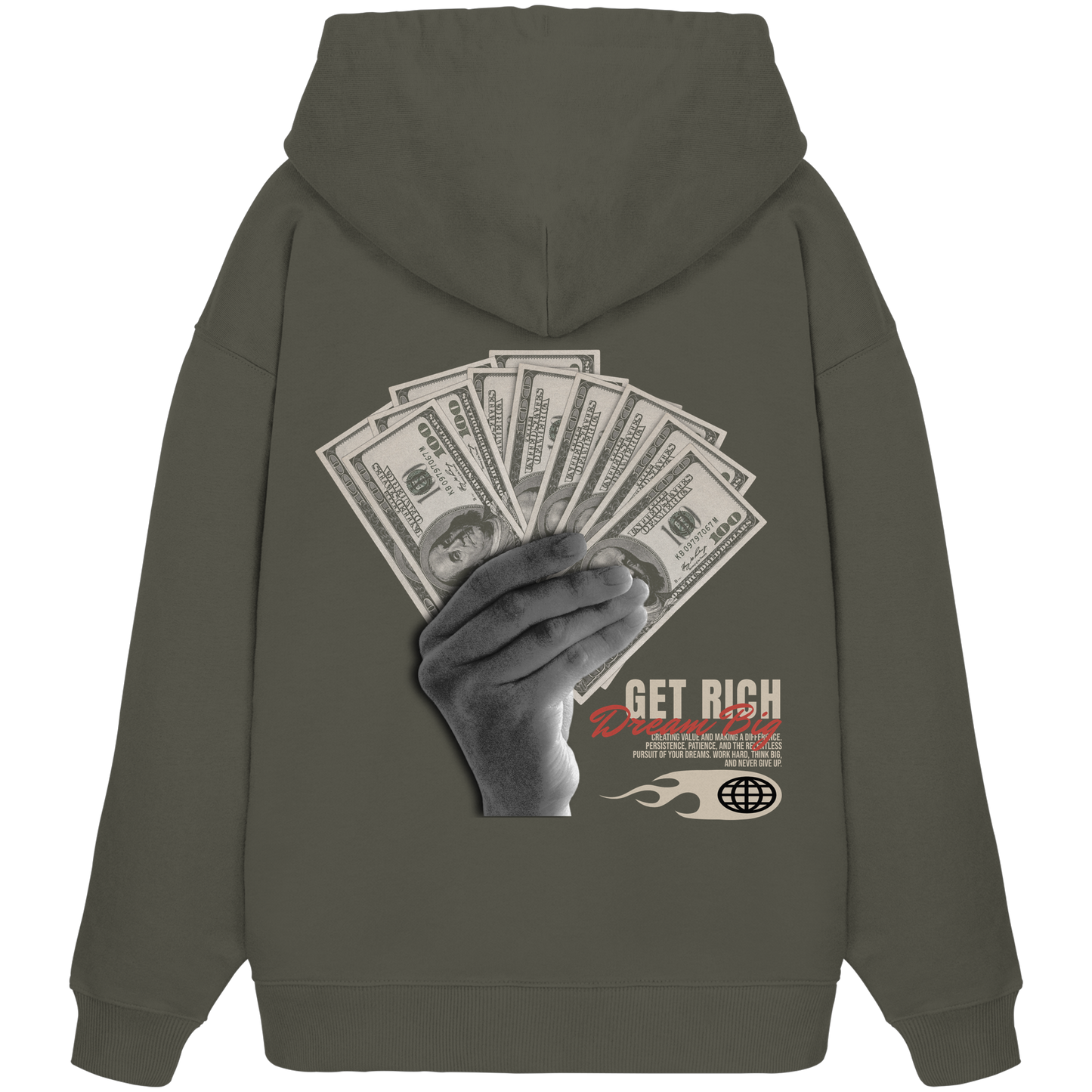 Money - Premium 350 g/m² Oversize Hoodie