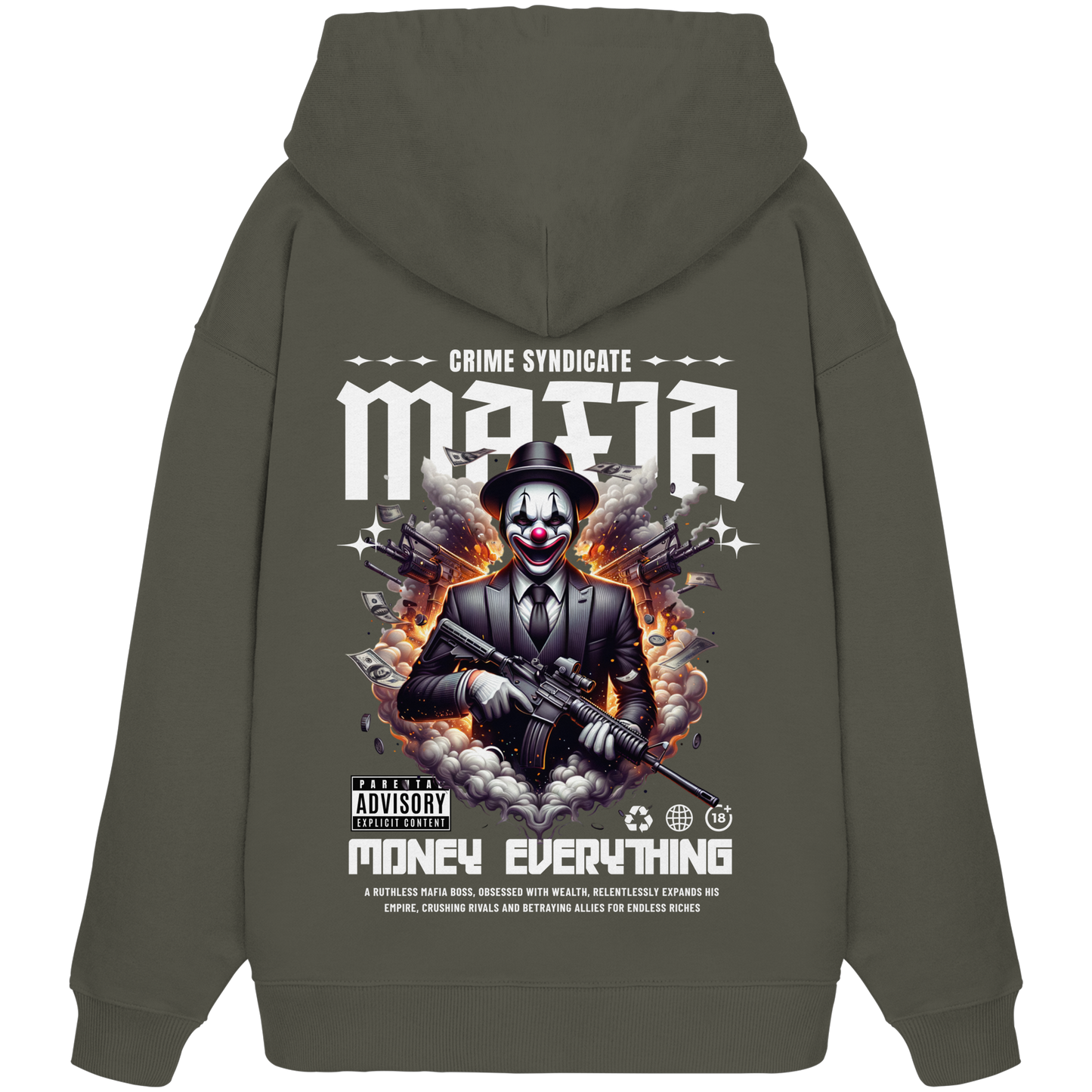 Money - Premium 350 g/m² Oversize Hoodie