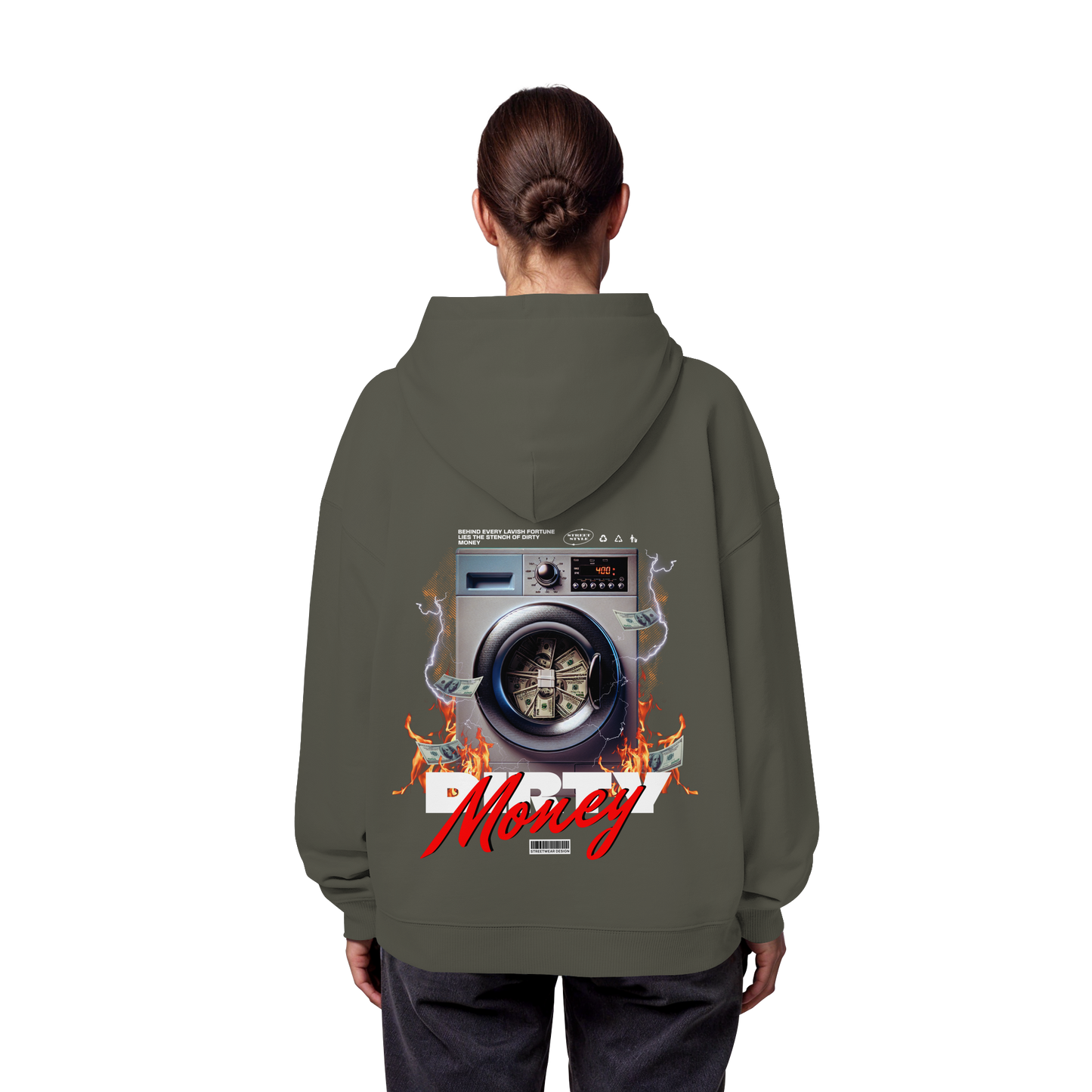 Money - Premium 350 g/m² Oversize Hoodie