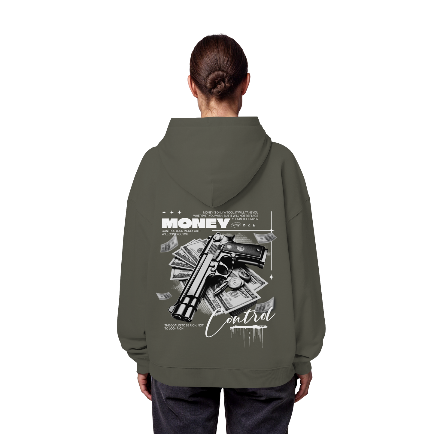 Money - Premium 350 g/m² Oversize Hoodie